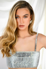 DISCO BALL MIRROR BRALETTE