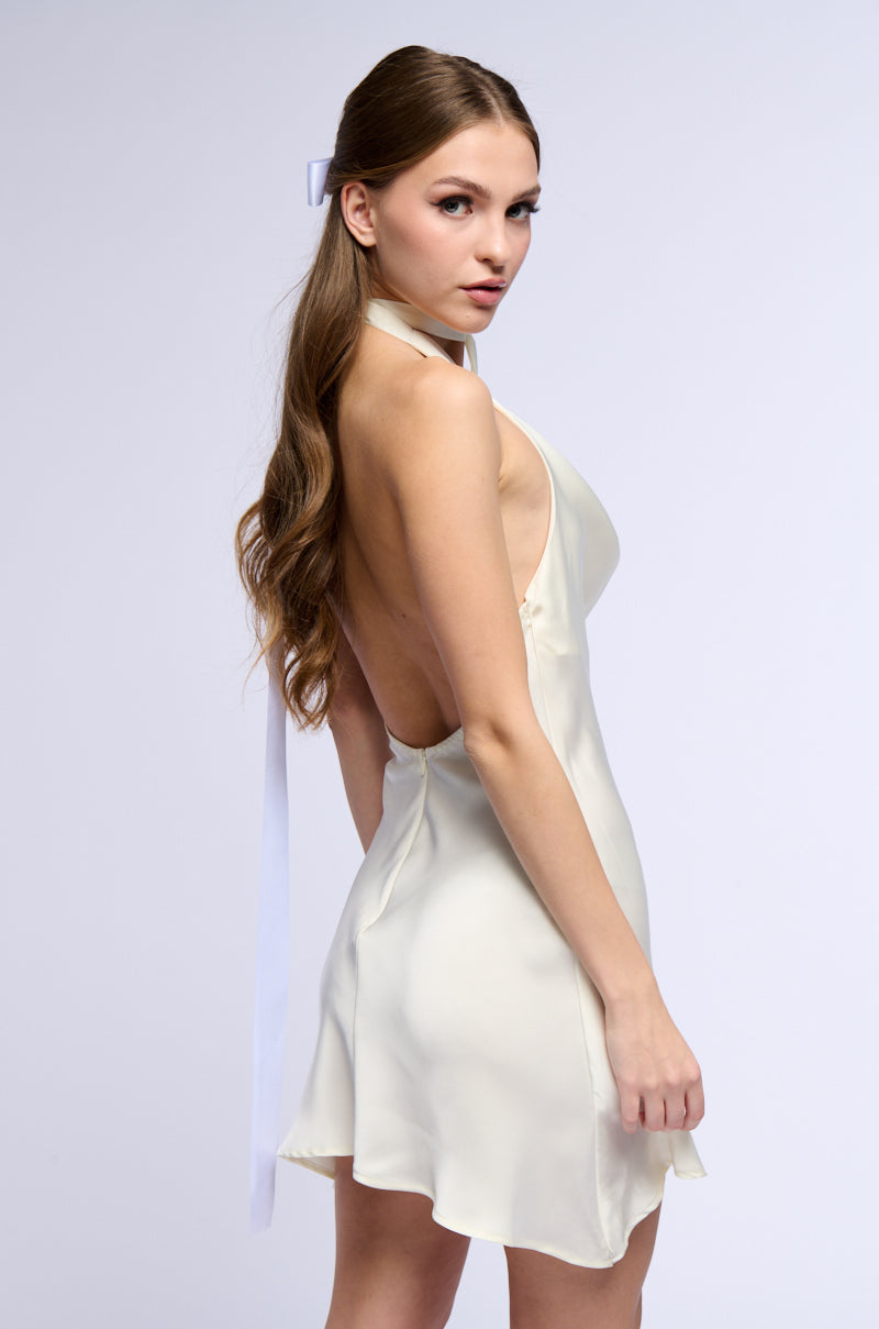 DOLLY SATIN MINI DRESS