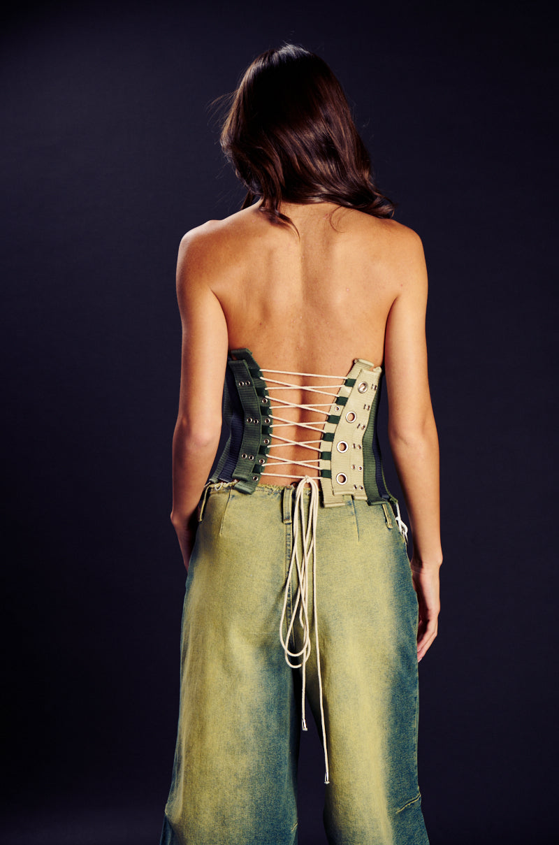 DOWN FOR FUN CORSET TOP