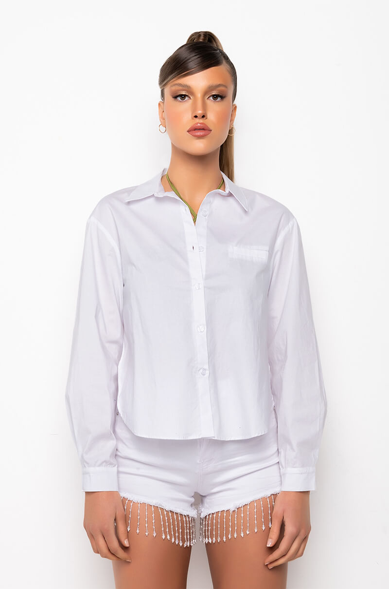 EASY POPLIN EVERYDAY BLOUSE
