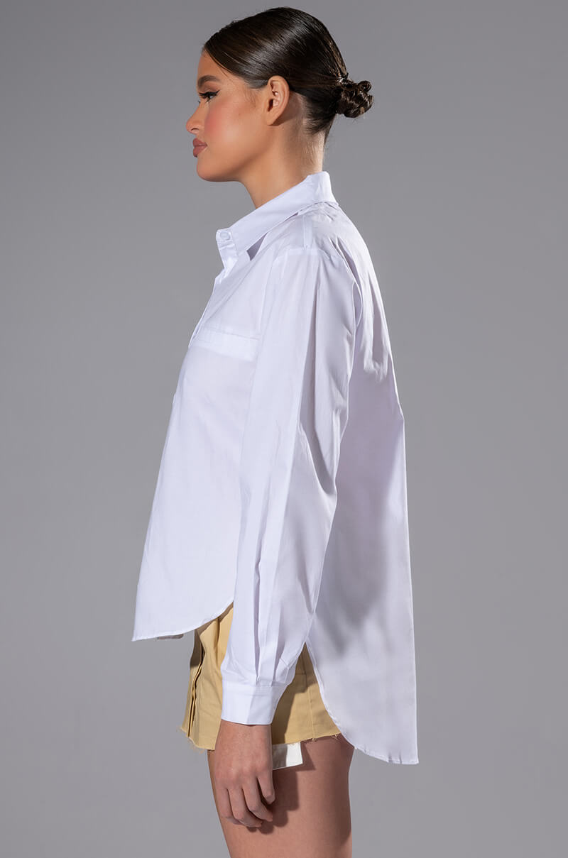 EASY POPLIN EVERYDAY BLOUSE