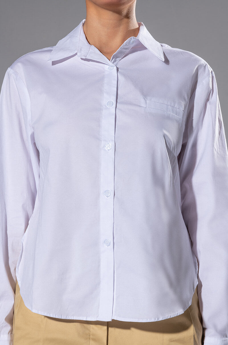 EASY POPLIN EVERYDAY BLOUSE