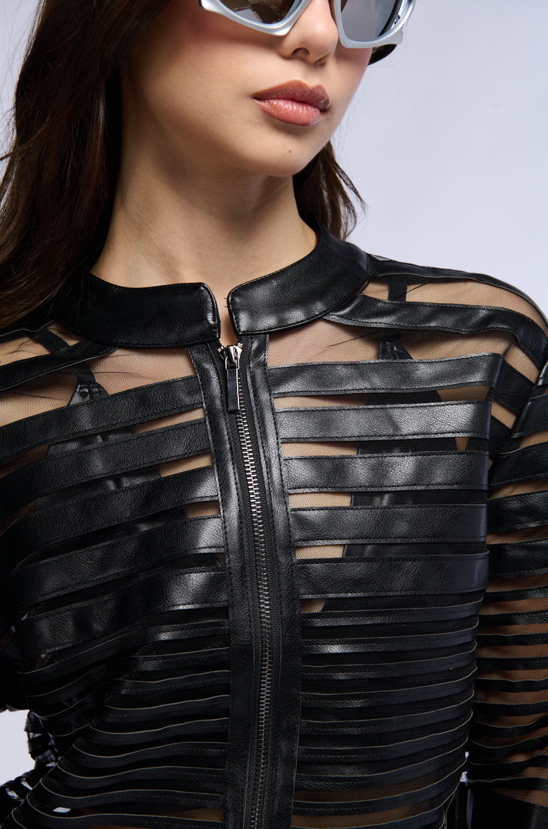 EASY RIDER LIGHTWEIGHT CAGED MOTO JACKET