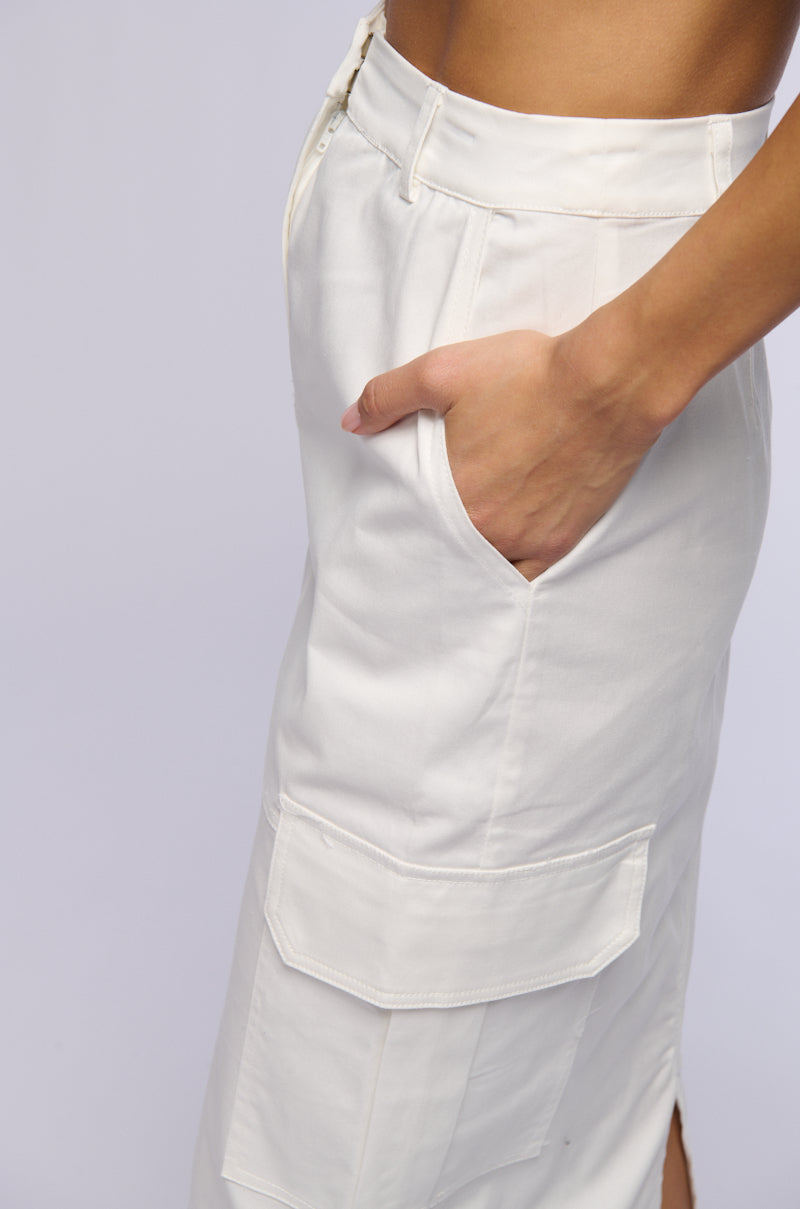 EFFIE CARGO MAXI SKIRT