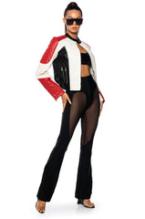 EVENING IN PARIS MESH FLARE TROUSER