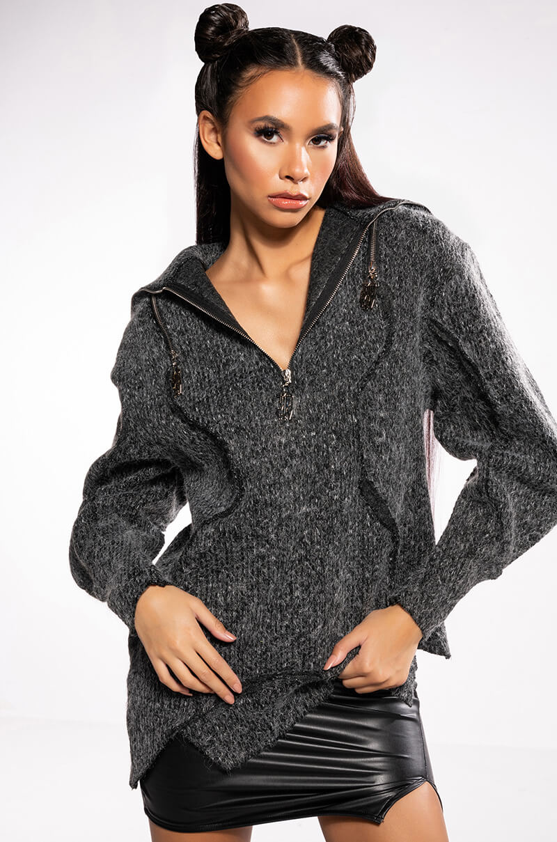 EVERYBODY BUT ME FAUX LEATHER MINI SKIRT WITH 4 WAY STRETCH