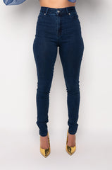 FLEX-FIT HIGH WAISTED SUPER STRETCHY SKINNY JEANS