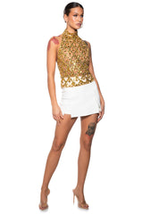 FOR THE LONG RUN EMBELLISHED TOP