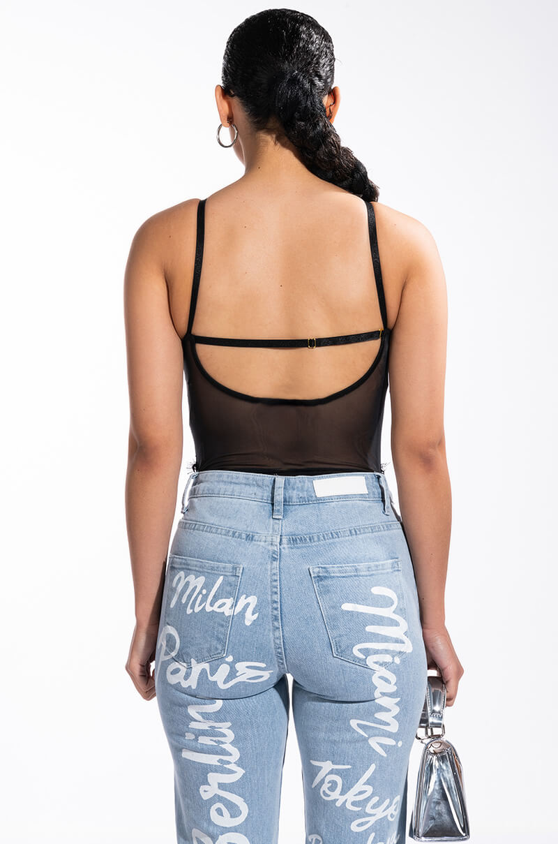 GISELE LACE CUP BODYSUIT