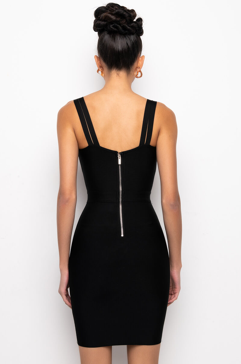 GOOD FEELING MINI BANDAGE DRESS