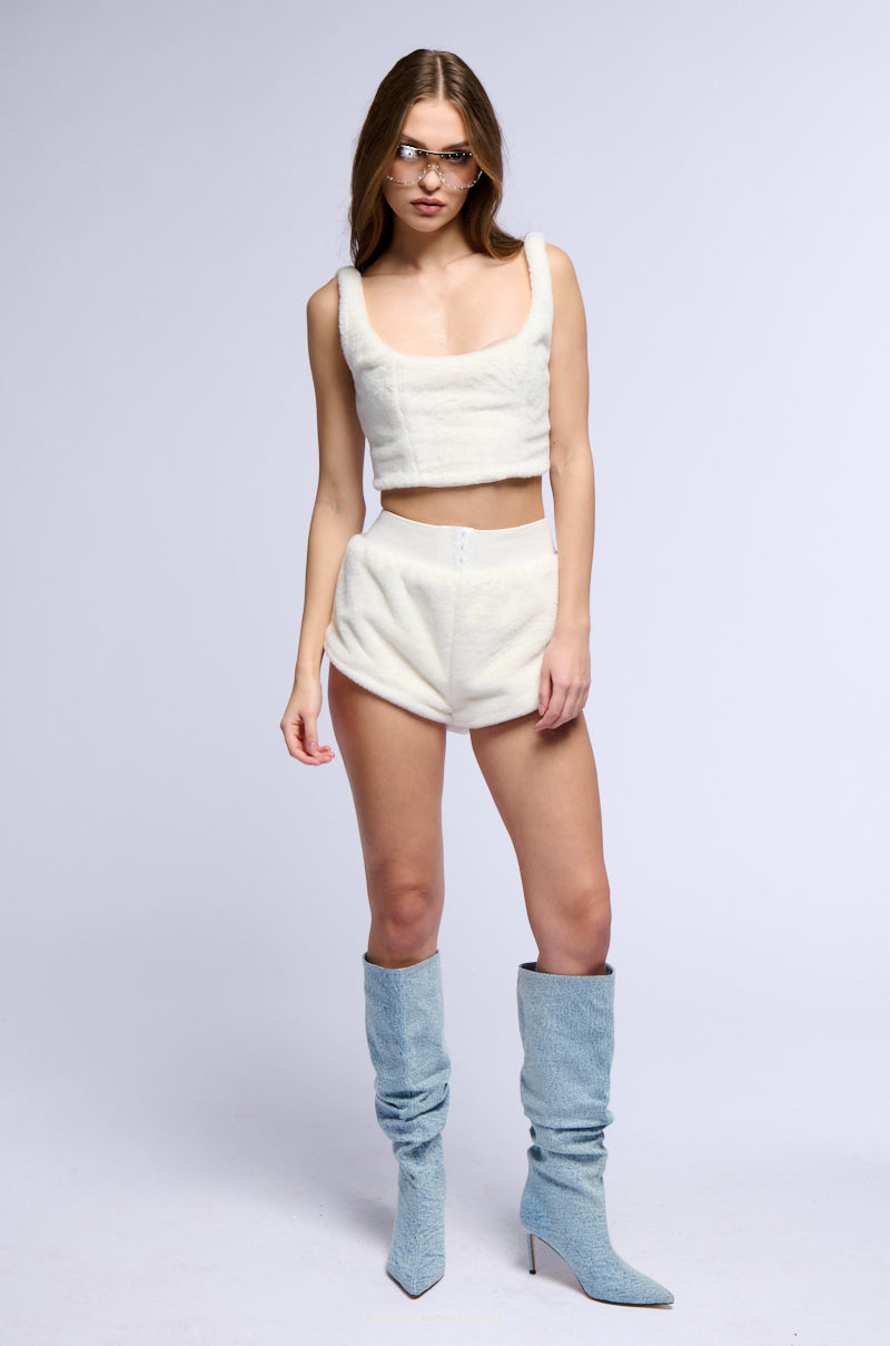 GOT MY FUR ON TANK TOP