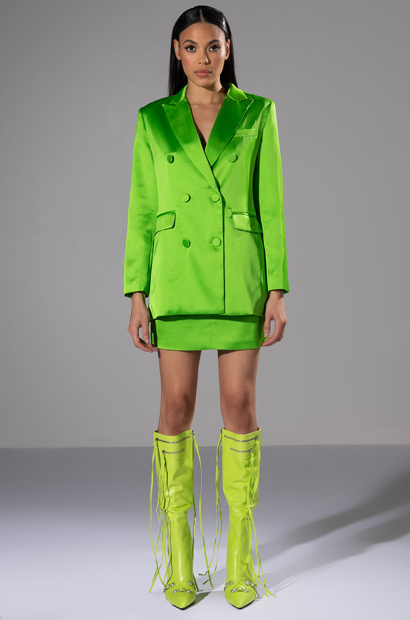 GRATITUDE BLAZER AND MINI SKIRT SET