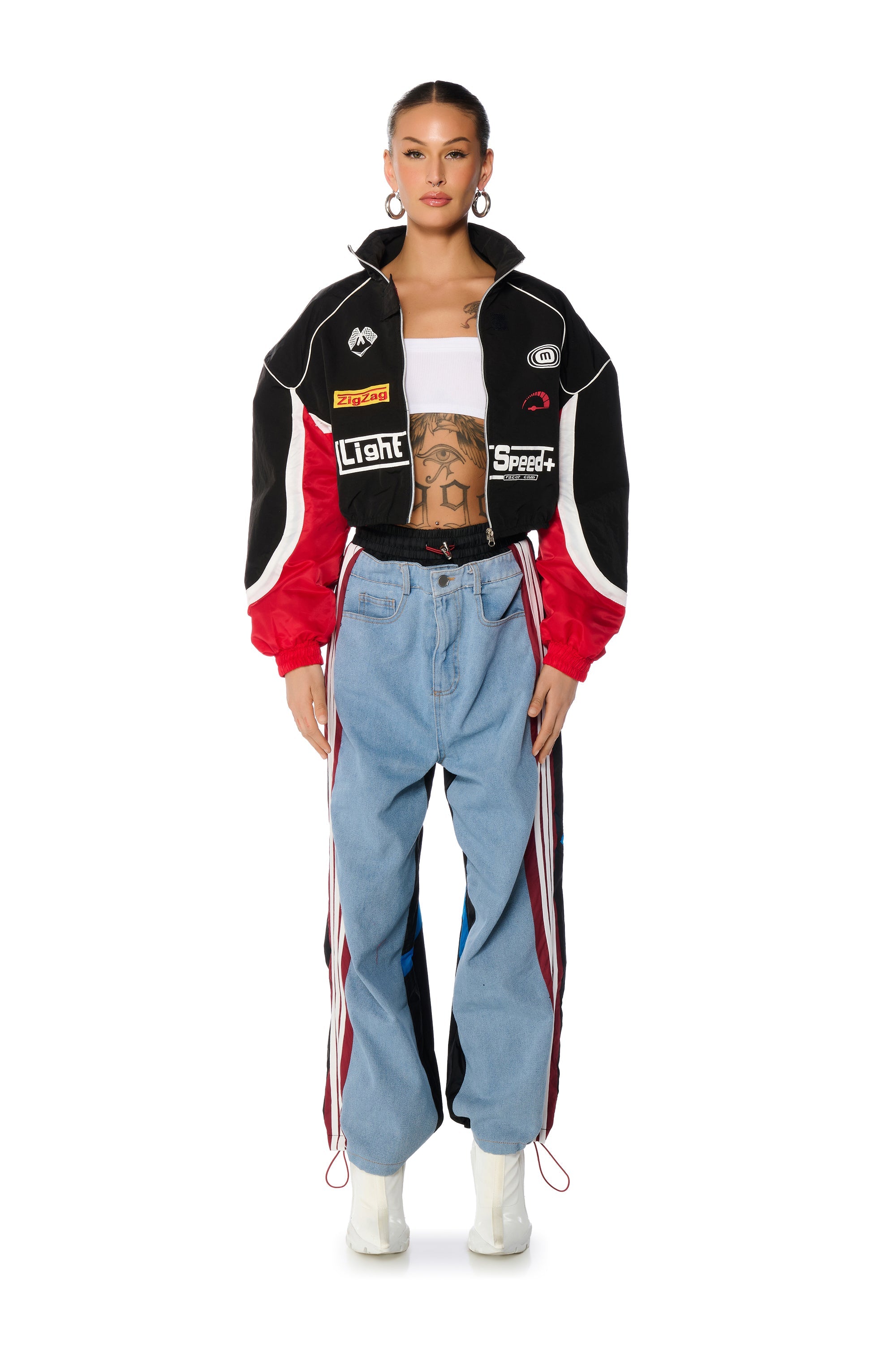HAMILTON NYLON DENIM RACING PANT