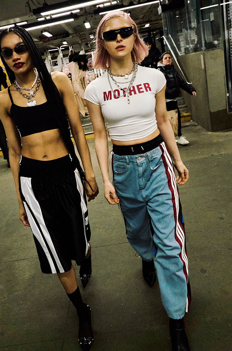 HAMILTON NYLON DENIM RACING PANT