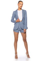 BIG BOOTY PIN STRIPE SHORTS