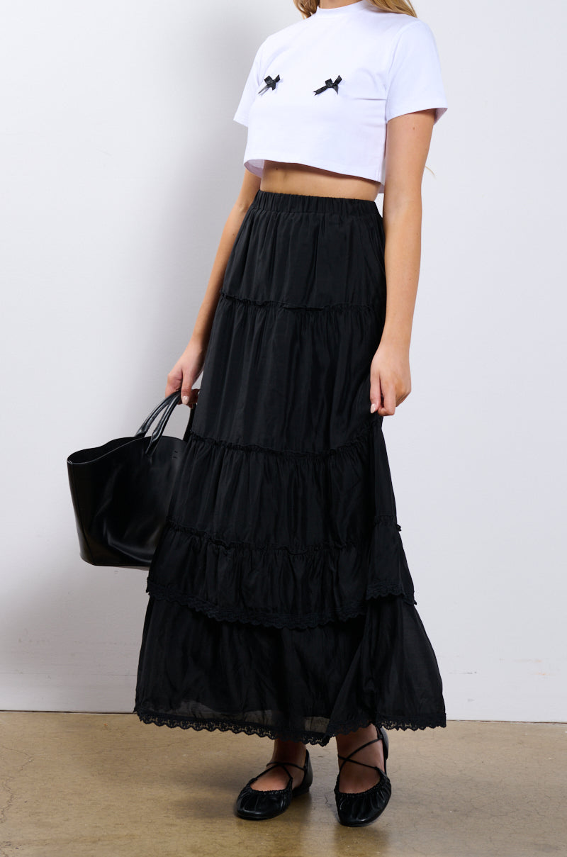HAVEN FLOWY MAXI SKIRT