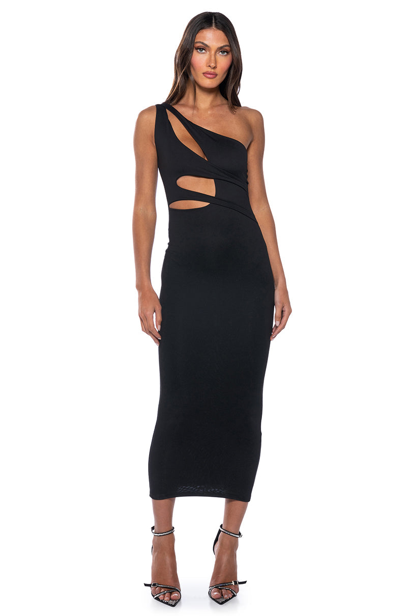 HERE WE GO AGAIN DOUBLE LAYER MAXI DRESS