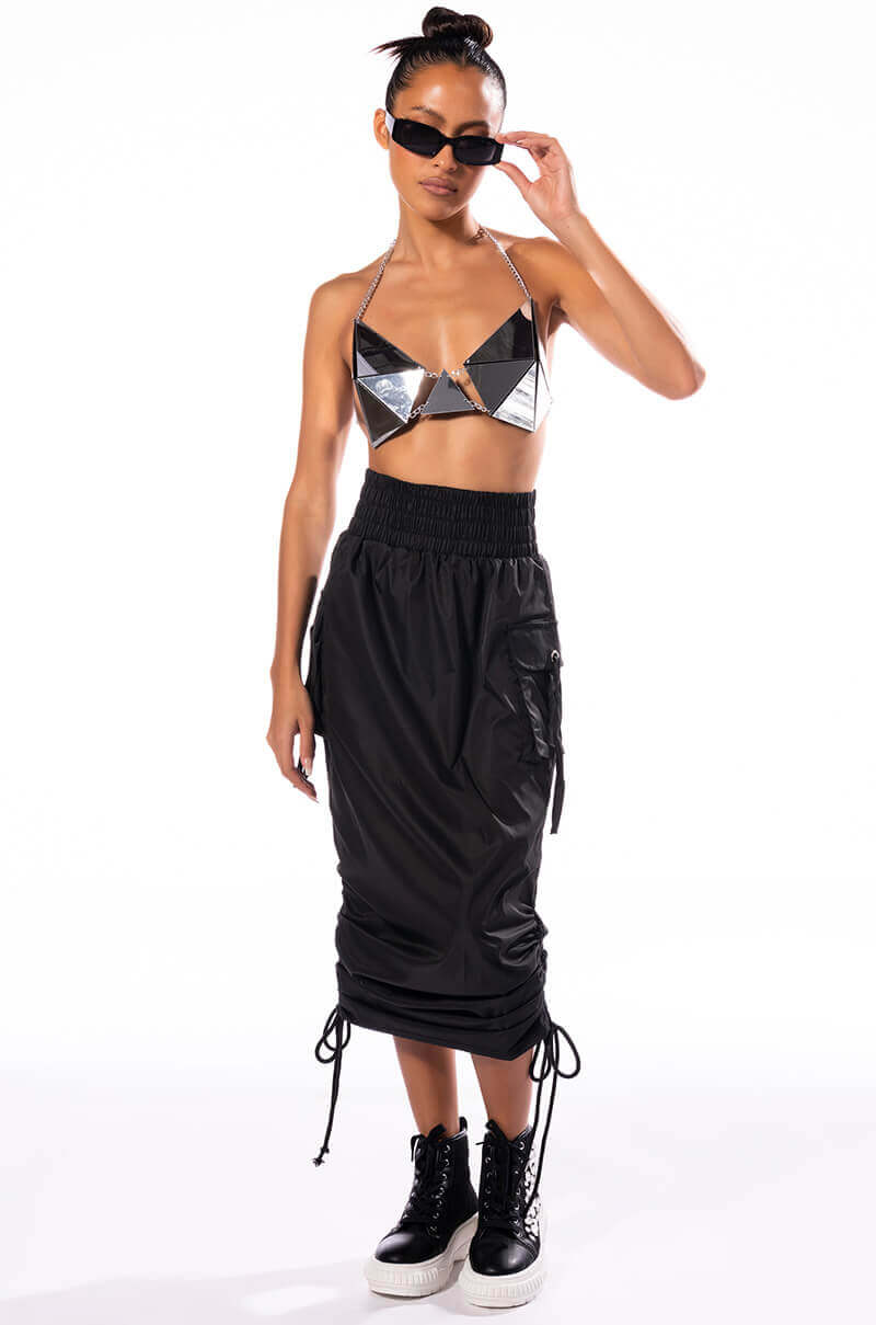 I'D BE JEALOUS TOO METAL BRA TOP