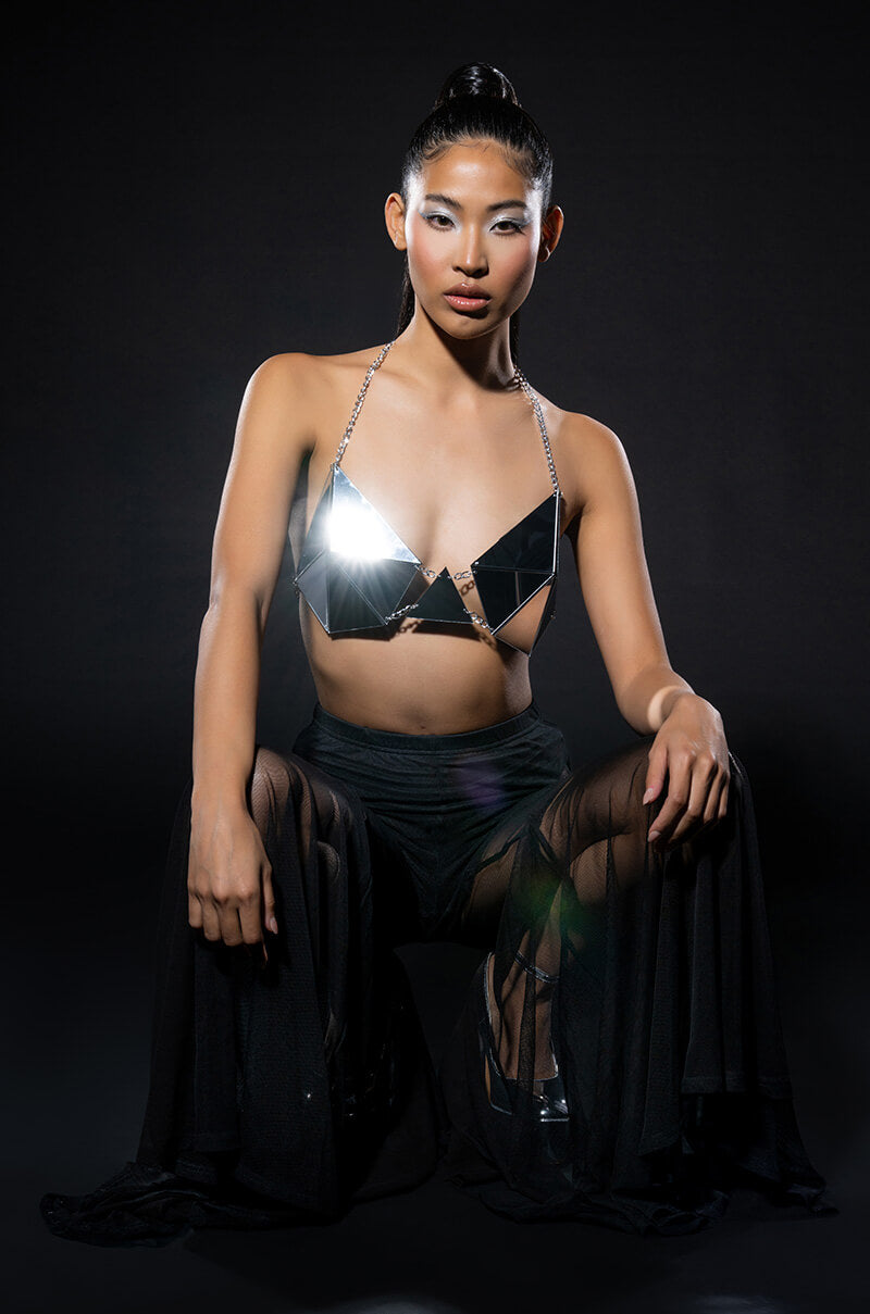 I'D BE JEALOUS TOO METAL BRA TOP