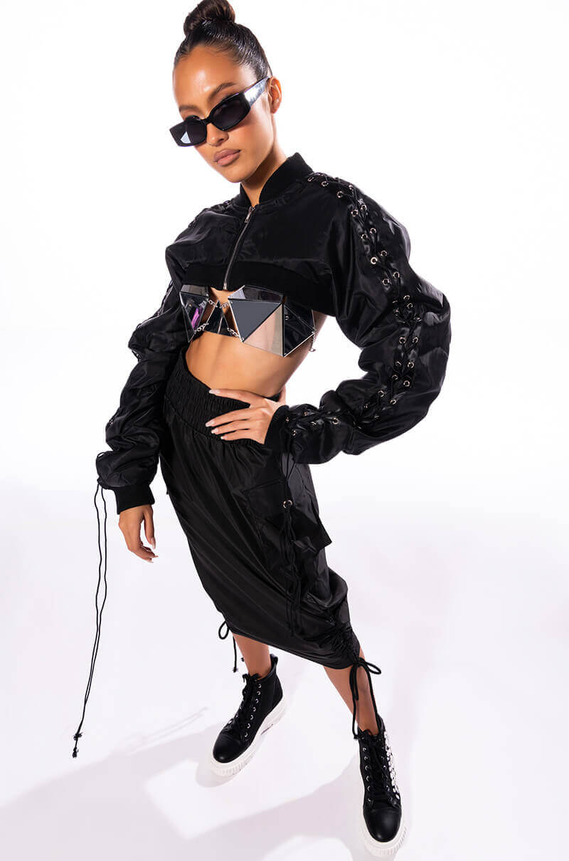 I'D BE JEALOUS TOO METAL BRA TOP