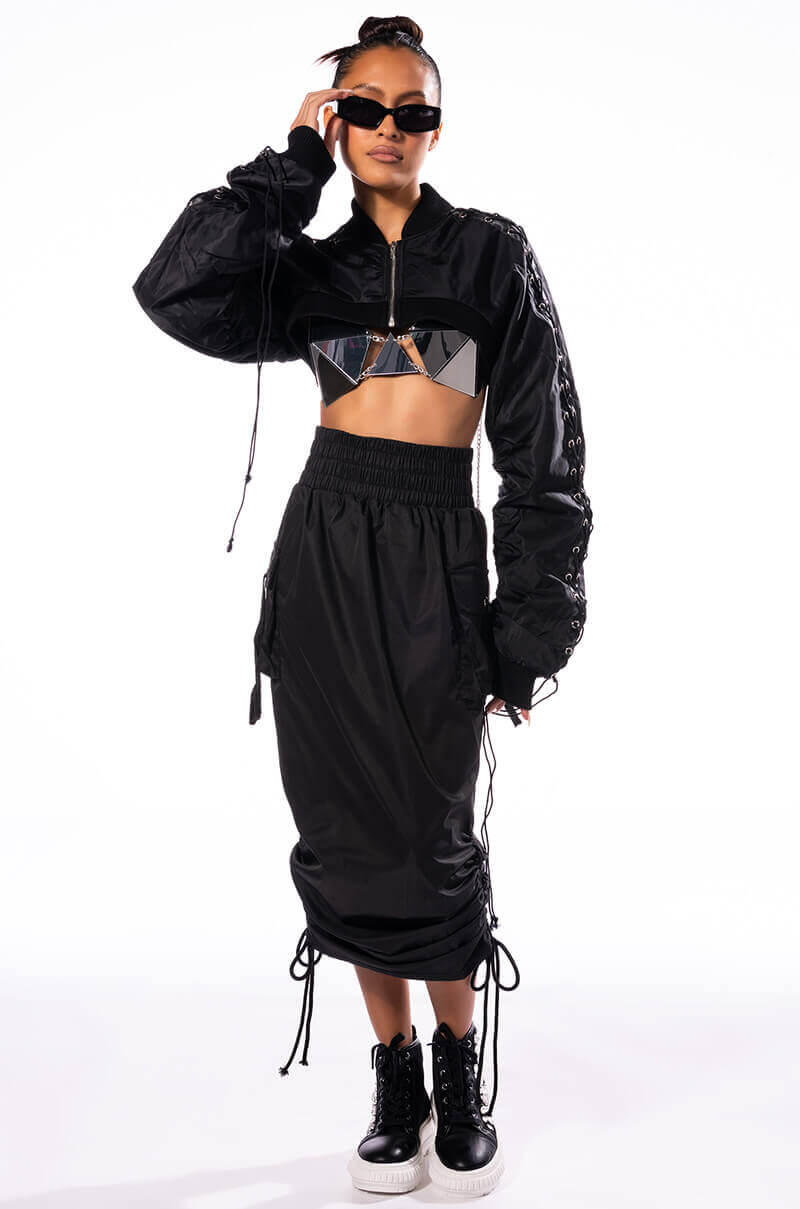 I'D BE JEALOUS TOO METAL BRA TOP