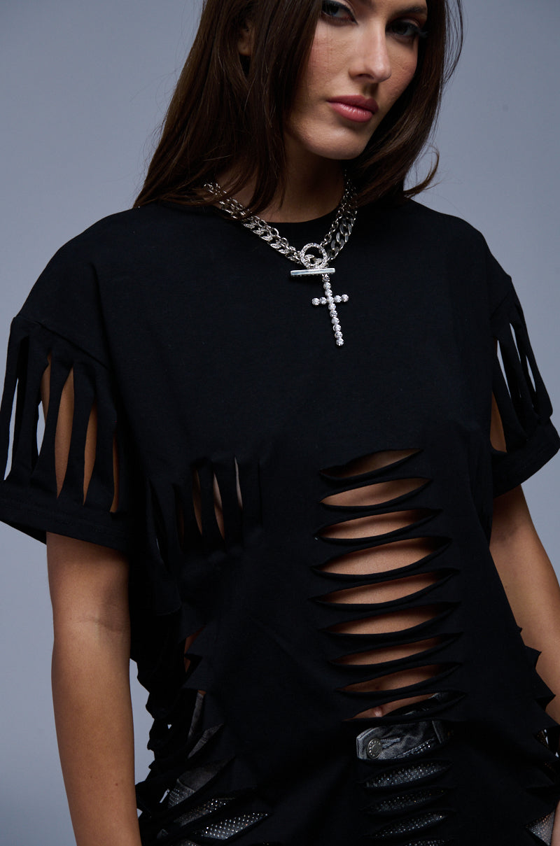 IN YOUR FACE CUTOUT TEE