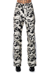 INDIFFERENT RIB TRIM TROUSER PANT