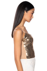 IRRESISTABLE GIRL SEQUIN TANK TOP