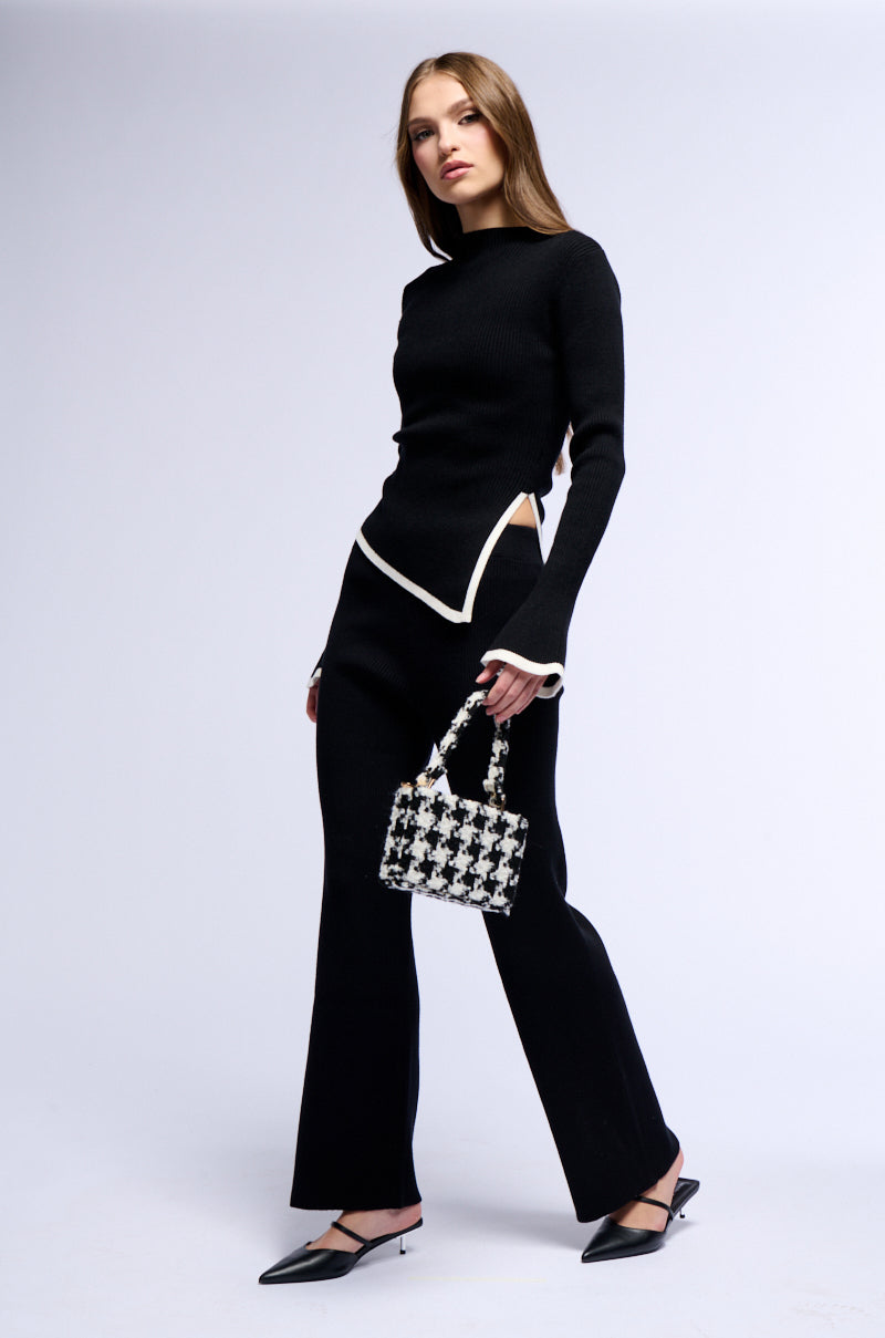 KNIT GIRL WIDE LEG PANT