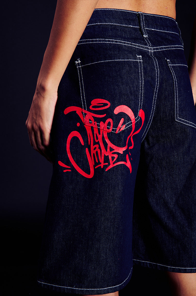 LEAH BERMUDA DENIM SHORT