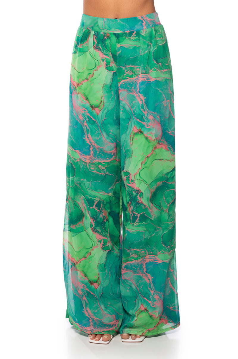 LOST IN LIFE FLOWY PALAZZO PANT