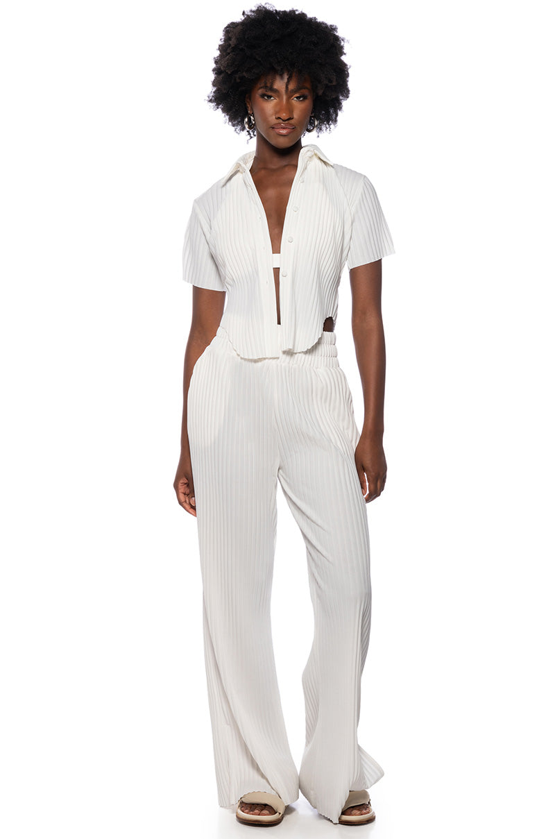 LUCY HIGH RISE WIDE LEG PANT