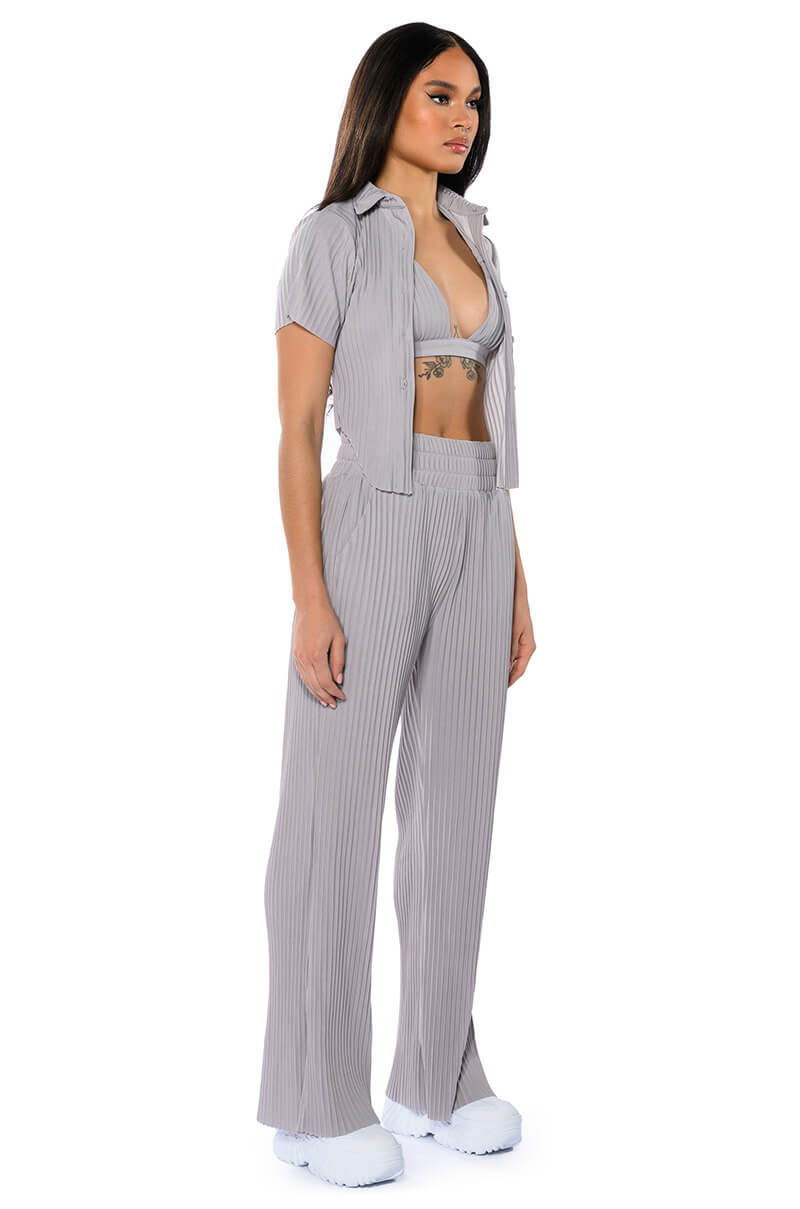 LUCY HIGH RISE WIDE LEG PANT