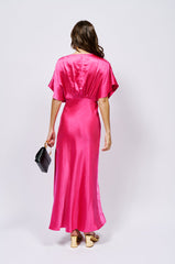 MAD IN LOVE SATIN MAXI DRESS