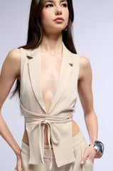 MAXINE OPEN BACK VEST