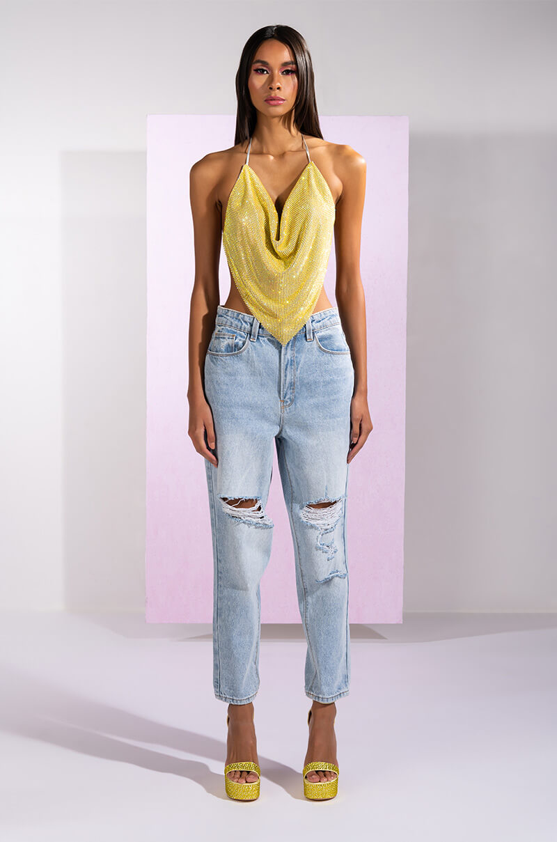 MIAMI ON THE LINE CHAINMAIL TOP