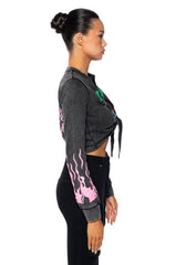 MIND CONTROL WRAP SWEATSHIRT