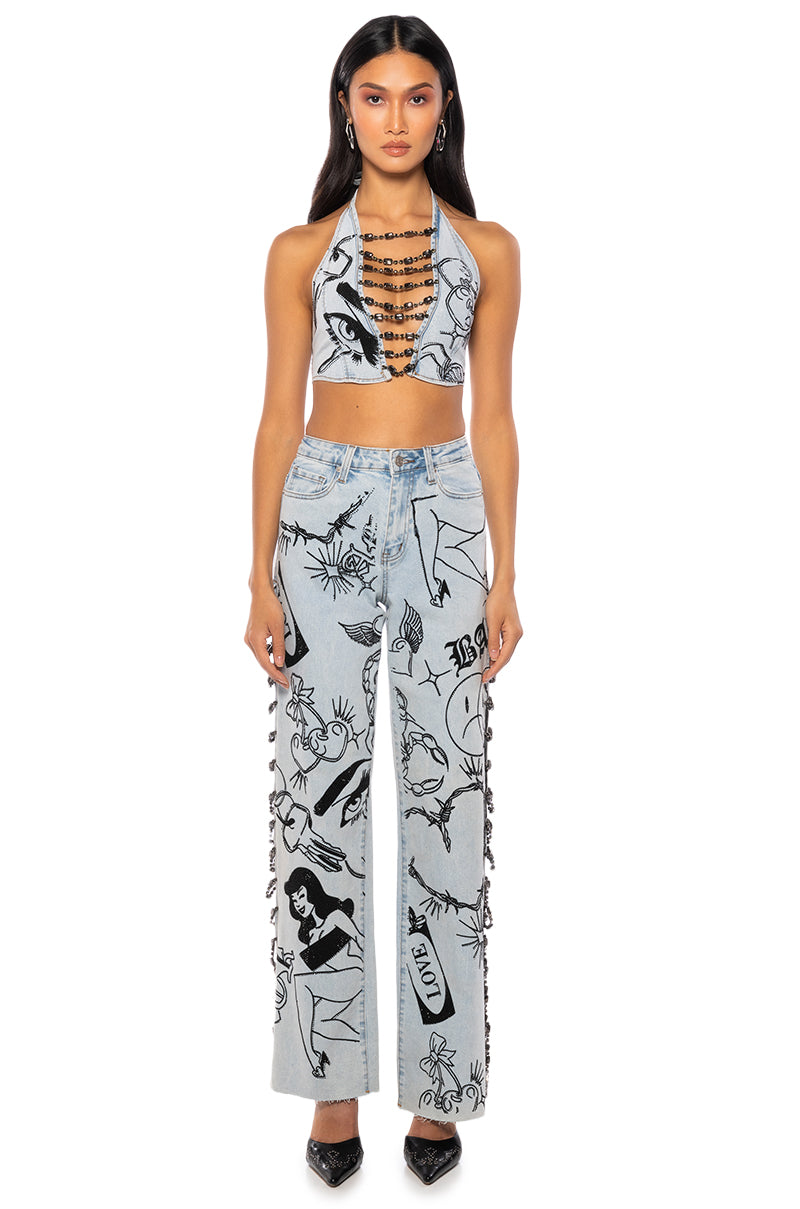 NEW INK RELAXED DENIM JEANS