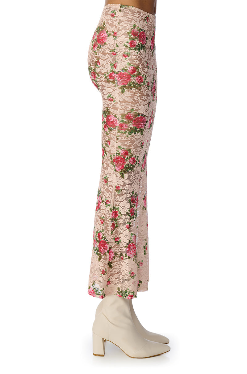 NINA FLORAL MAXI SKIRT