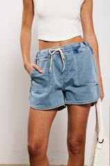 NO GUIDANCE DENIM SHORT