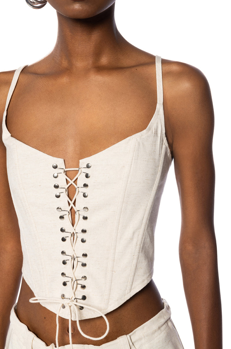 ON MY WAY CORSET TOP