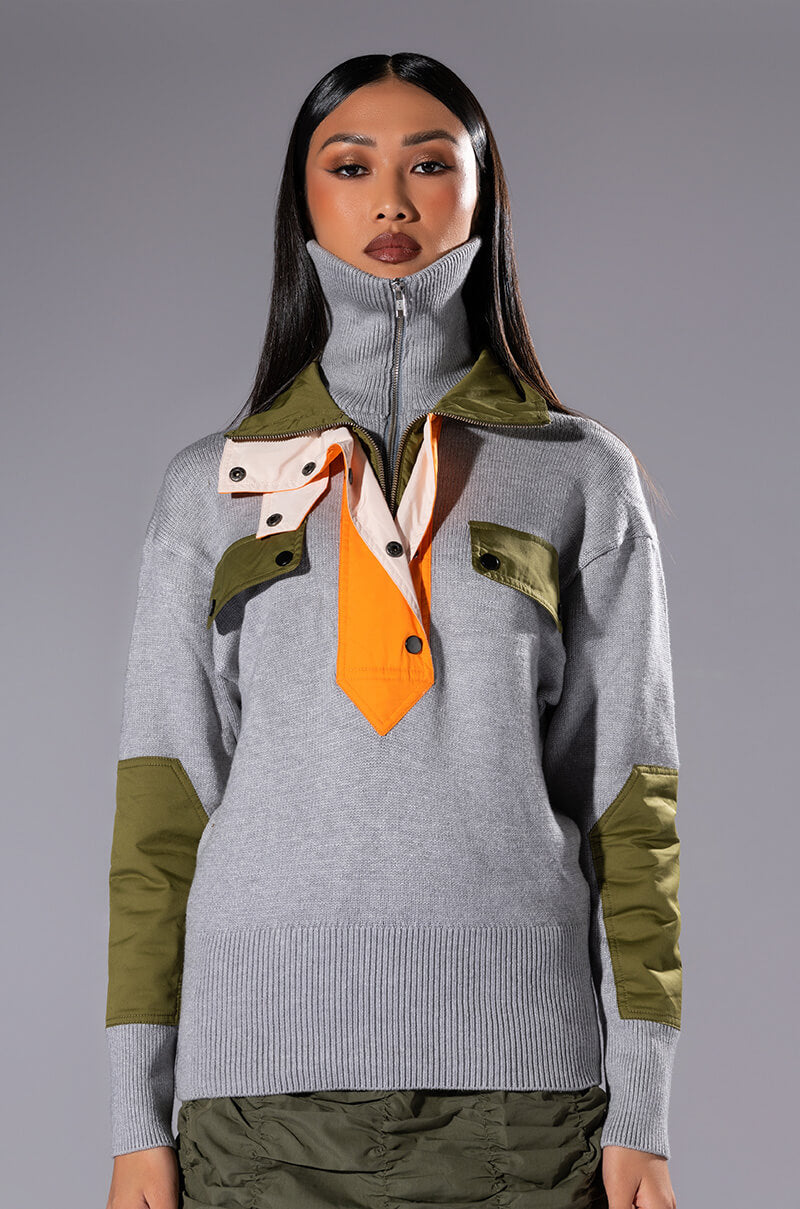 ON THE MOVE PULLOVER SWEATSHIRT