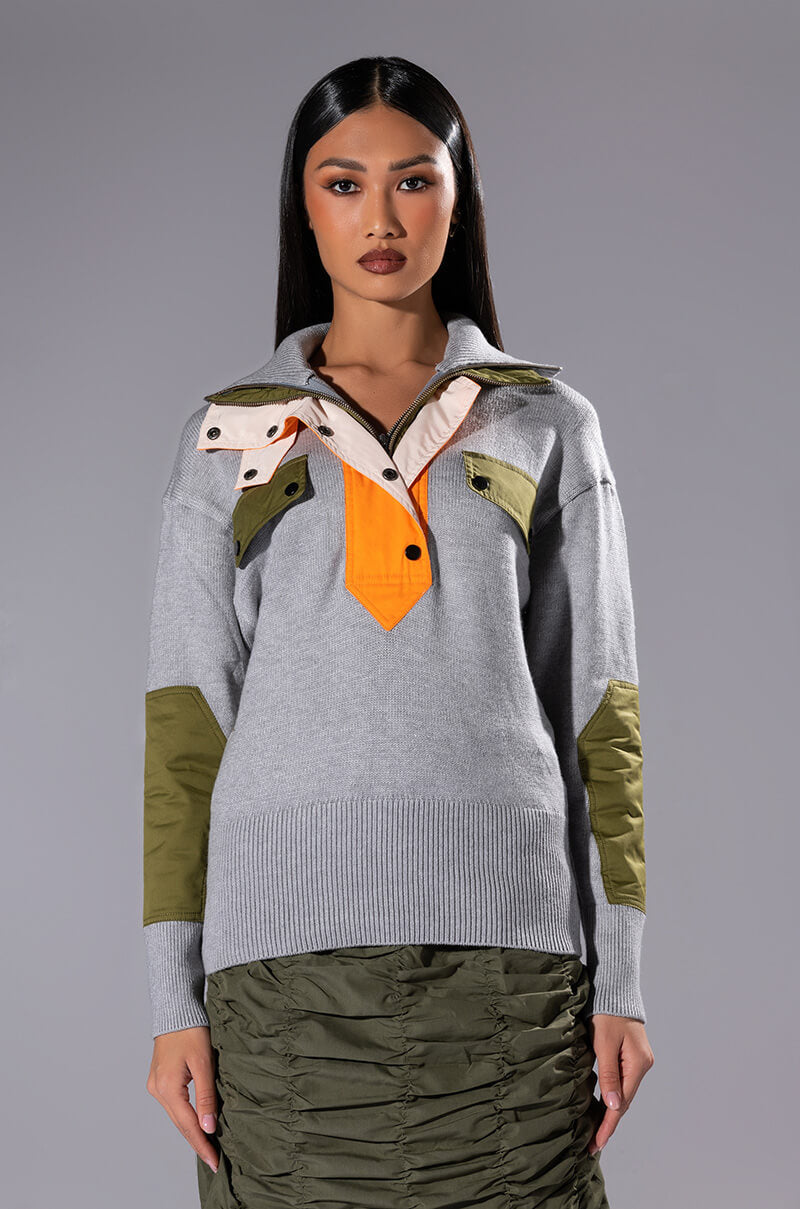 ON THE MOVE PULLOVER SWEATSHIRT