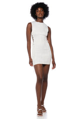 VERONICA SIDE TIE MINI DRESS