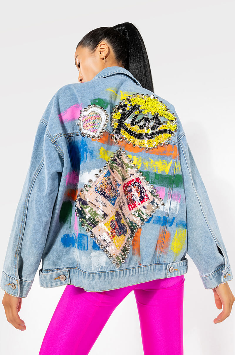 PAINTED DENIM JACKET