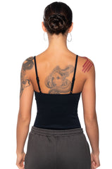 PAXTON SEAMLESS STRAPPY SCOOP NECK BODYSUIT