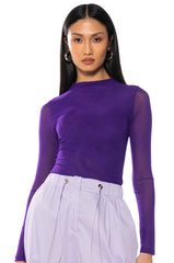 PAXTON SEXY MESH CASUAL BODYSUIT