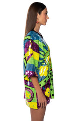 QUEEN OF HEARTS SEQUIN TSHIRT DRESS