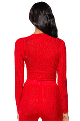 QUEEN OF LOVE RHINESTONE BODYSUIT