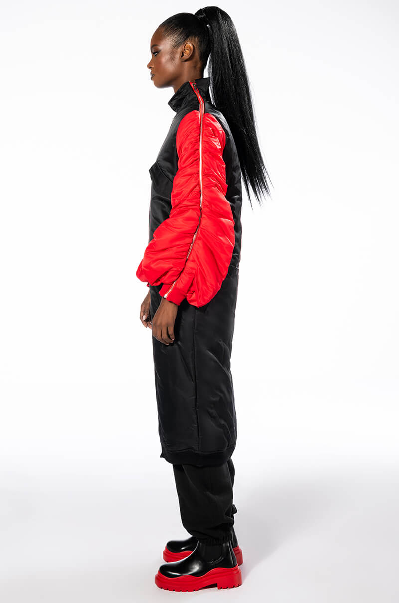 AND YOU SAY CHI CITY LONG PUFFER